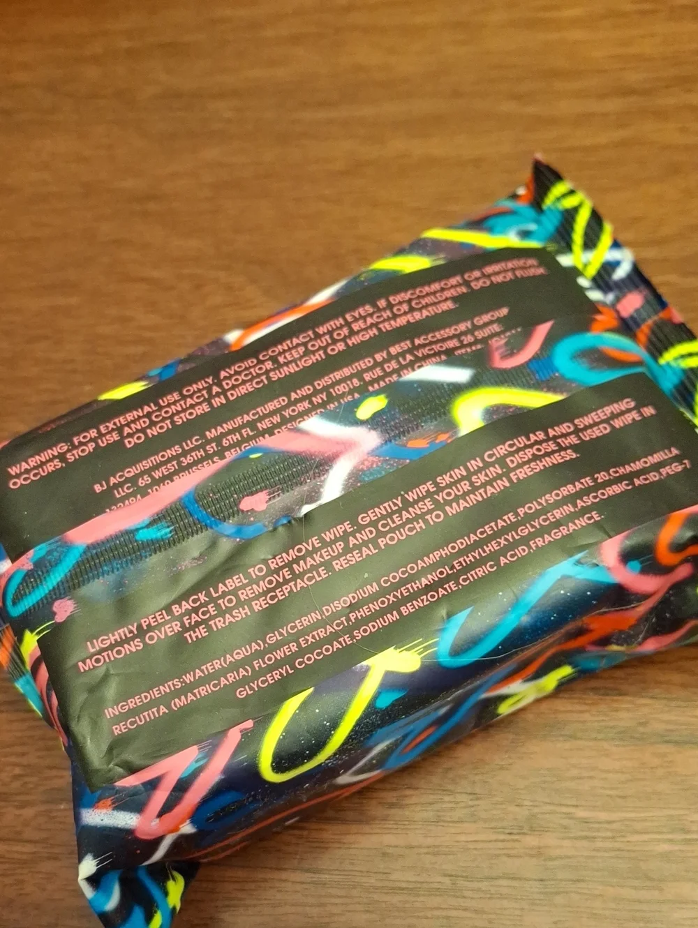 Betsey Johnson Vitamin C Cleansing Facial Wipes - 30 Count - Multicolor